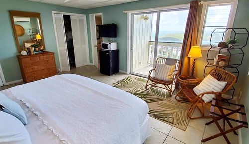 Habitación Deluxe, 1 cama de matrimonio grande, balcón, vistas al mar