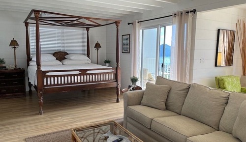 Suite estudio Premier, 1 cama de matrimonio grande, balcón, vistas al mar