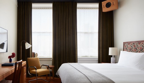 Estudio, 1 cama de matrimonio grande