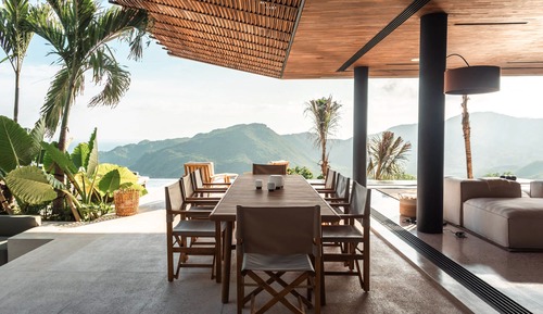 Villa de lujo, 3 habitaciones, piscina privada, vistas al mar (Villa Awasi with Cinema Room)