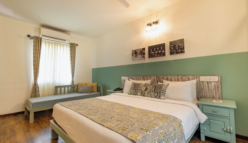 Cabaña clásica, 1 cama de matrimonio