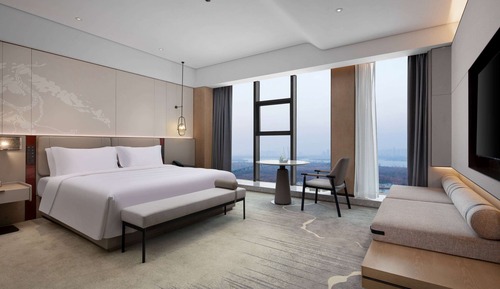 Habitación Deluxe, 1 cama de matrimonio grande, no fumadores, vistas a la ciudad