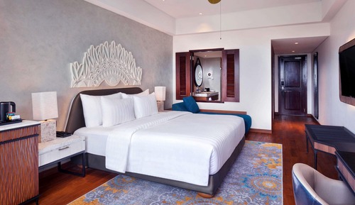 Habitación Deluxe, 1 cama de matrimonio grande, acceso a la piscina