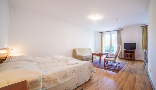 Habitación con 1 cama doble o 2 individuales