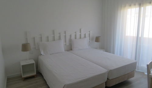 Habitación Deluxe con 2 camas individuales, balcón, vistas al jardín