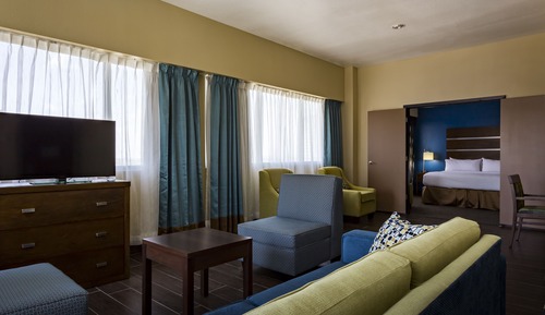 Suite, 1 cama de matrimonio grande, accesible para personas con discapacidad (Comm, Roll Shwr)