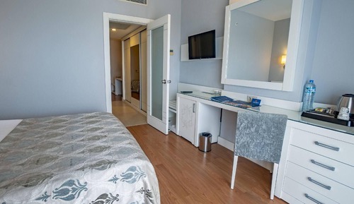 Habitación familiar, vistas al mar