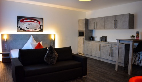 Apartamento, 1 habitación, cocina básica