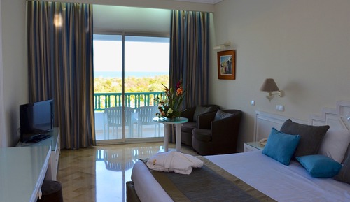 Habitación individual, vistas al mar