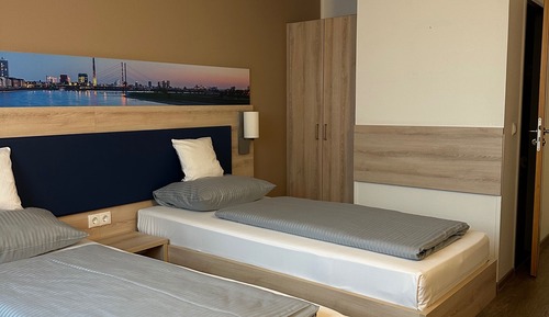 Habitación con 2 camas individuales
