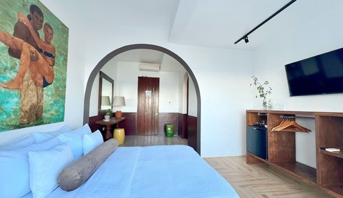 Habitación Premier doble, 1 cama de matrimonio, balcón, vistas al mar