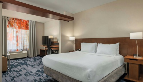 Suite estudio, 1 cama de matrimonio grande con sofá cama