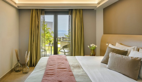Habitación con 1 cama doble o 2 individuales, accesible para personas con discapacidad
