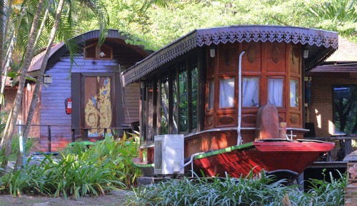 Suite de luna de miel, vistas al jardín