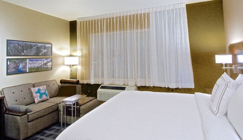 Suite estudio, 1 cama de matrimonio grande con sofá cama (Mobility/Hearing Accessible, Tub)