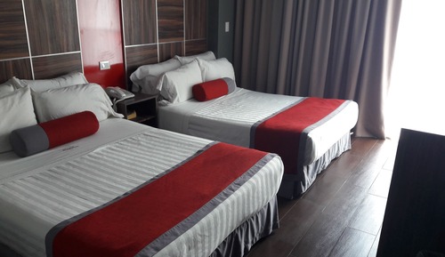 Habitación económica, 2 camas dobles
