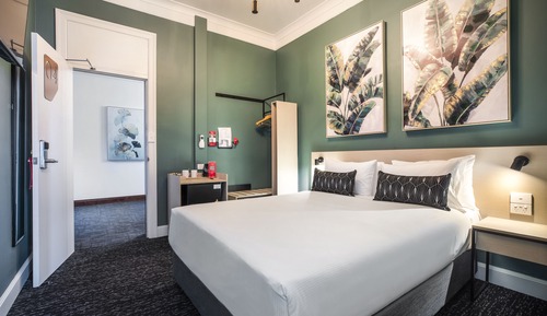 Estudio, 1 cama de matrimonio