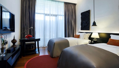 Deluxe Suite, 2 Twin Beds, Balcony (Sunken bathtub)