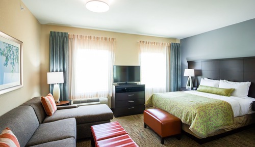 Suite estudio, 1 cama de matrimonio grande, cocina