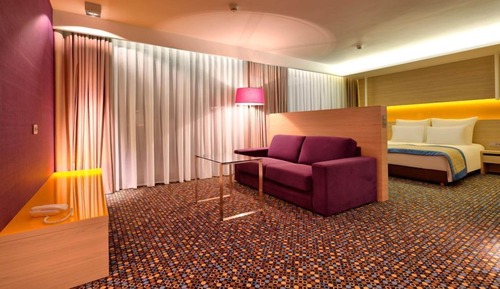 Suite, 1 cama de matrimonio grande con sofá cama