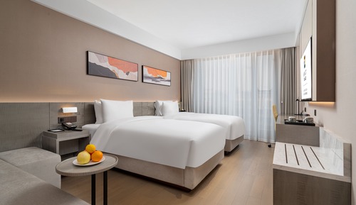 Habitación, varias camas