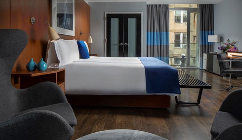 Estudio, 1 cama de matrimonio grande, accesible en silla de ruedas, terraza