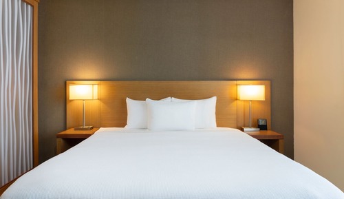 Habitación Deluxe, 1 cama de matrimonio grande con sofá cama, no fumadores, vistas a la ciudad