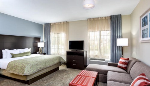 Suite estudio, 1 cama de matrimonio grande, cocina