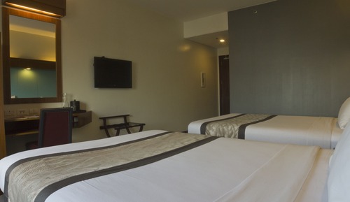 Habitación, 2 camas de matrimonio, no fumadores