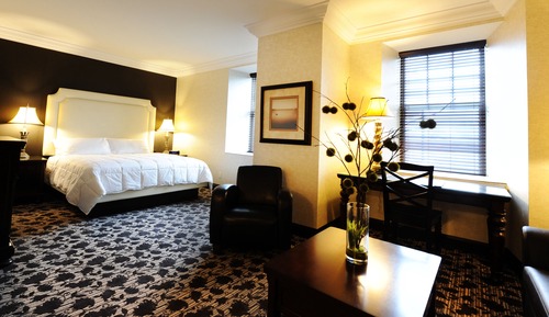 Suite, 1 cama de matrimonio grande con sofá cama