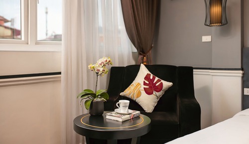 Habitación de lujo con 1 cama doble o 2 individuales, vistas a la ciudad (Pagoda View)