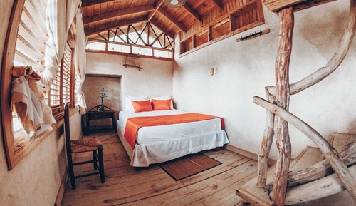 Habitación Deluxe doble de uso individual, 1 cama de matrimonio grande, balcón, vistas a la bahía
