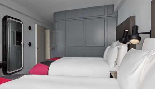 Habitación Deluxe doble, 2 camas dobles