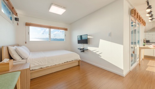 Habitación tradicional doble, vistas al mar, en edificio anexo (Beluga)