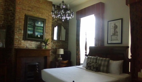 Habitación individual romántica, 1 cama de matrimonio grande, vistas a la ciudad