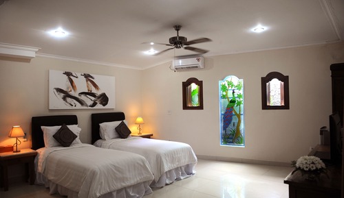 Habitación familiar, vistas al mar