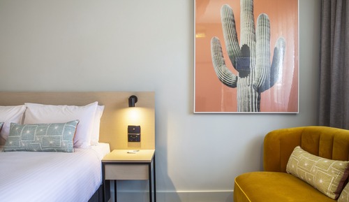 Estudio, 1 cama de matrimonio
