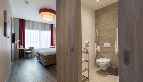Habitación, 1 cama de matrimonio grande, accesible para personas con discapacidad