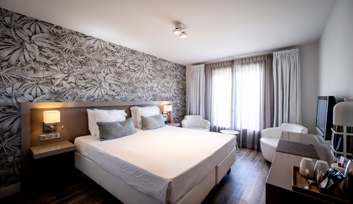Habitación de lujo doble, balcón, vistas al jardín