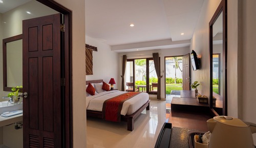 Habitación superior con 1 cama doble o 2 individuales
