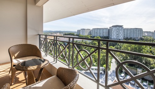 Habitación Deluxe, 2 camas individuales, vistas al jardín ((1 day))