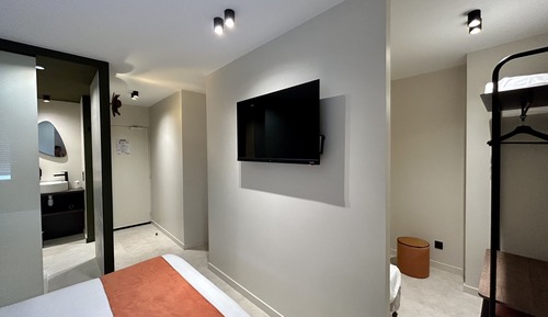 Habitación superior, 1 cama de matrimonio con sofá cama