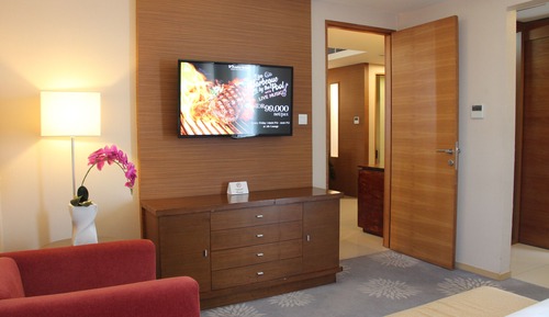Suite, 1 cama de matrimonio grande, vistas a la ciudad