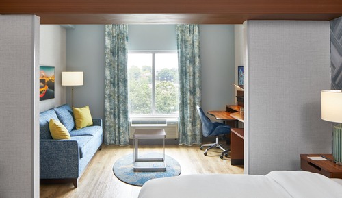 Suite, 1 cama de matrimonio grande con sofá cama