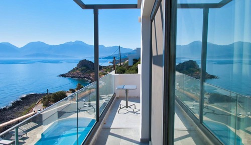 Habitación superior, vistas al mar