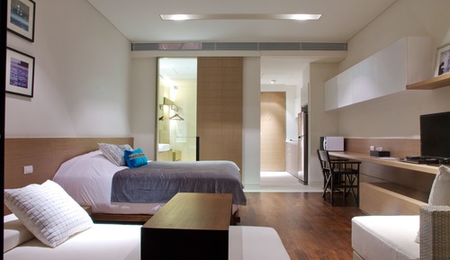 Estudio Confort, vistas al jardín