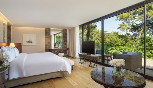 Villa, 1 cama doble, vistas al jardín (Privé)