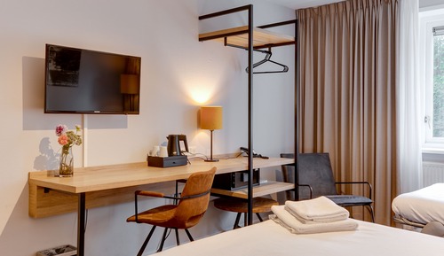 Habitación doble, 1 cama de matrimonio grande con sofá cama (3 Persons)