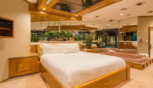 Habitación, 1 cama de matrimonio grande, bañera de hidromasaje