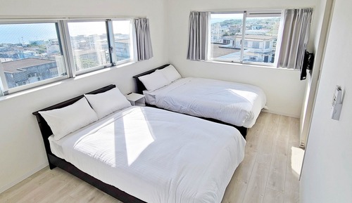 Habitación básica con 2 camas individuales, no fumadores